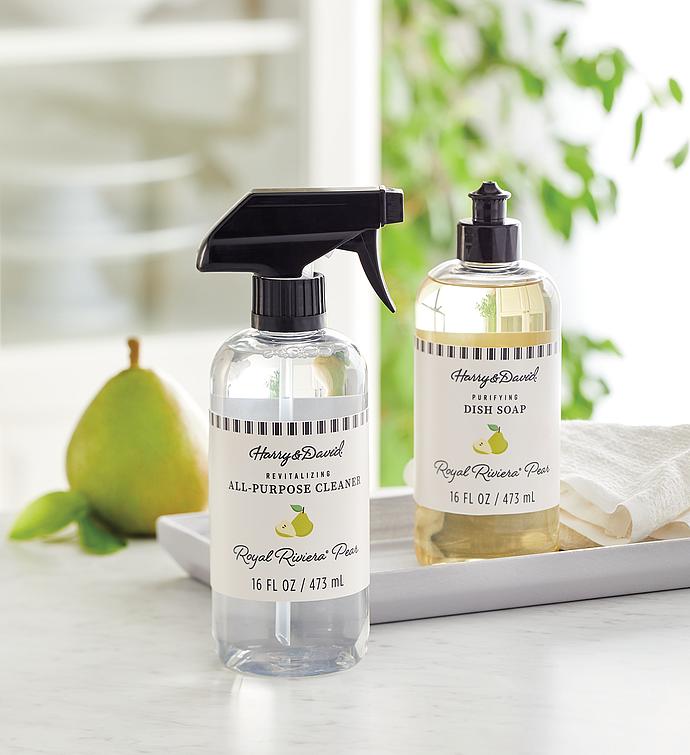Royal Riviera™ Pear Scented Kitchen Cleaner and Dish Soap Set
